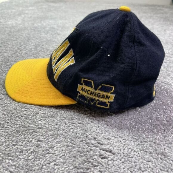 Hat Men’s 7 1/4 Blue Embroidered Logo Fitted - Picture 2 of 9